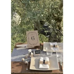 Marque Table En Kraft 10 Num Ros