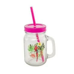 Mason Jar Avec Perroquet