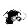 Masque Silver Eye Avec Plumes