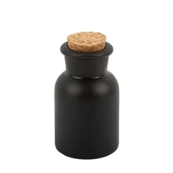 Mignonette Mariage Apothicaire Noire Mat Avec Bouchon Li Ge 7 X 4 Cm - 30Ml