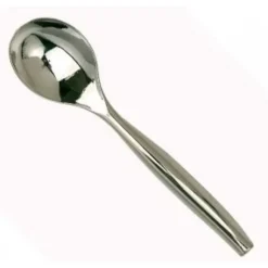 Mini Cuill Re Argent En Plastique Inox X 50 Pi Ces