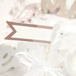 Mini Drapeau Marque Place Rose Gold X 10