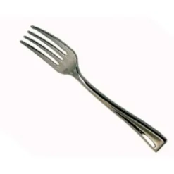Mini Fourchette Argent Plastique Inox X 50 Pi Ces