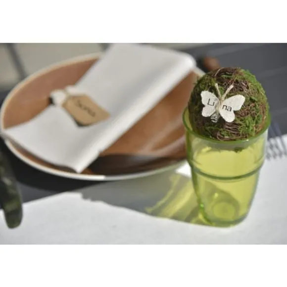 Mini Papillon Jute Sur Pince X 4 Pi Ces