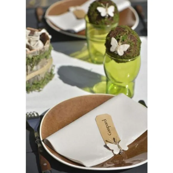 Mini Papillon Jute Sur Pince X 4 Pi Ces