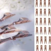 Mini Pince Linge En Bois Rose Gold Pour Deco Mariage X 24 Pi Ces