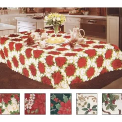Nappe De Noel En Tissu 150Cm