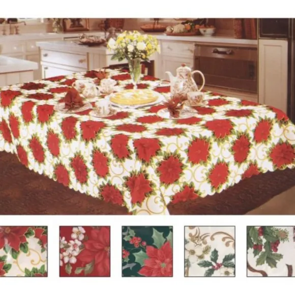 Nappe De Noel En Tissu 150Cm