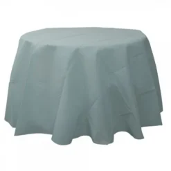 Nappe De Noel Ronde En Tissu Intiss 240 Cm