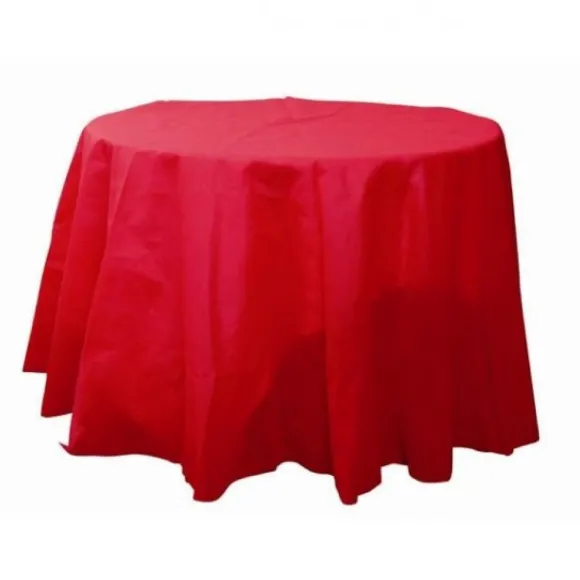 Nappe De Noel Ronde En Tissu Intiss 240 Cm