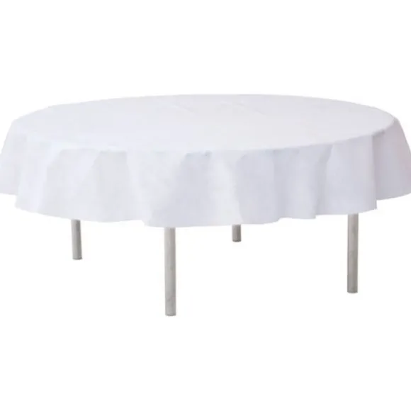 Nappe De Noel Ronde En Tissu Intiss 240 Cm