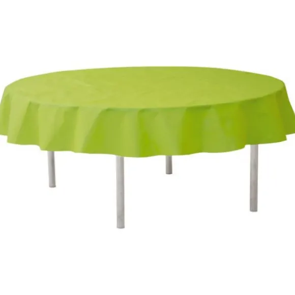 Nappe De Noel Ronde En Tissu Intiss 240 Cm