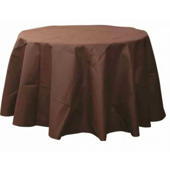 Nappe De Noel Ronde En Tissu Intiss 240 Cm