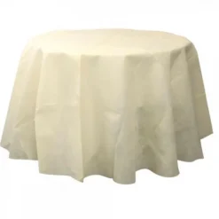 Nappe De Noel Ronde En Tissu Intiss 240 Cm
