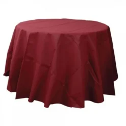 Nappe De Noel Ronde En Tissu Intiss 240 Cm