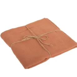 Nappe En Gaze De Coton Terra Cotta Rectangulaire