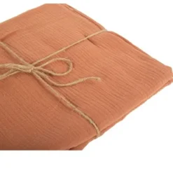 Nappe En Gaze De Coton Terra Cotta Rectangulaire