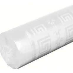 Nappe En Papier Damass 25 M Tres X 1.18 M Blanc