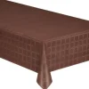 Nappe En Papier Damass Chocolat 25 M Tres X 1.18 M