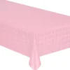 Nappe En Papier Damass Rose 25 M Tres X 1.18 M