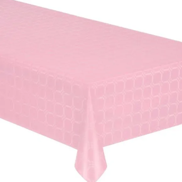 Nappe En Papier Damass Rose 25 M Tres X 1.18 M