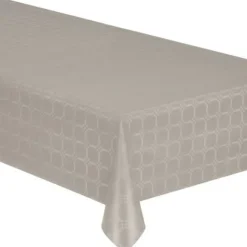 Nappe En Papier Damass Taupe 25 M Tres X 1.18 M