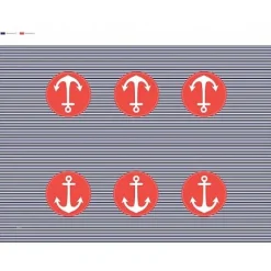 Nappe En Plastique Rectangulaire Theme Marin