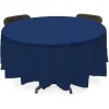 Nappe Ronde En Plastique Marine 210Cm
