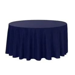 Nappe Ronde Jetable 240Cm Bleu Marine