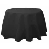 Nappe Ronde Noire En Tissu Intiss 240Cm