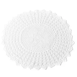 Napperon Crochet Blanc 50Cm