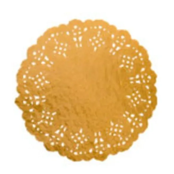 Napperon Dentelle Or 11.5Cm X 10 Pi Ces