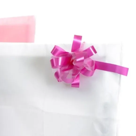 Noeud Automatique En Tulle Fuchsia X 5 Pi Ces