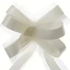 Noeud Automatique En Tulle Ecru X 5 Pi Ces