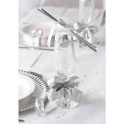 Noeud Automatique Hologramme Argent X 5 Pi Ces