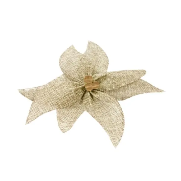 Noeud En Jute Et Bois 15Cm