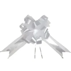 Noeud En Tulle Blanc 50Cm X2