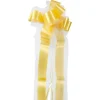 Noeud En Tulle Jaune 50Cm X2
