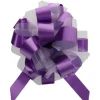 Noeud En Tulle Violet 50Cm X2