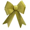 Noeud Paillet Decoration Noel Or 50Cm