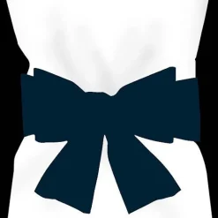 Noeud Pour Housse De Chaise Bleu Marine X 6 Pi Ces