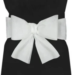 Noeud Pour Housse De Chaise Blanc X 6 Pi Ces