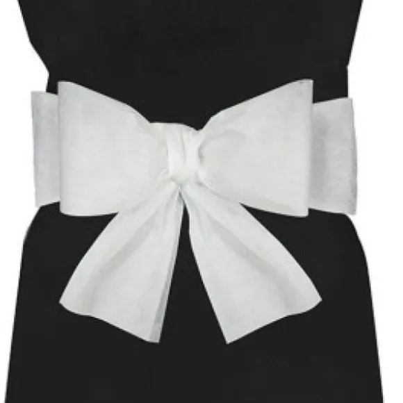 Noeud Pour Housse De Chaise Blanc X 6 Pi Ces