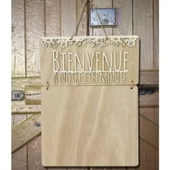 Pancarte Bienvenue A Notre C R Monie