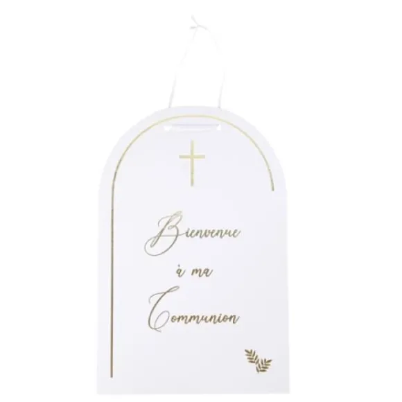Pancarte Bienvenue A Notre Communion Puret