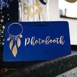 Pancarte Photobooth Bleu Marine Pas Cher