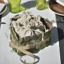 Panier P Tales Coeur Mousse Vegetal