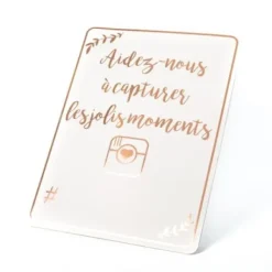 Panneau Kraft Reseau Sociaux Rose Gold