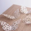 Papillon Deco Mariage En Papier Blanc X 10 Pi Ces