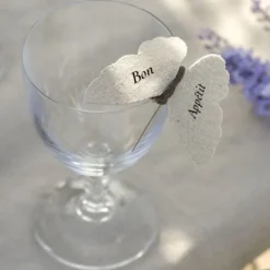 Papillon Naturel Avec Clips X 4 Pi Ces